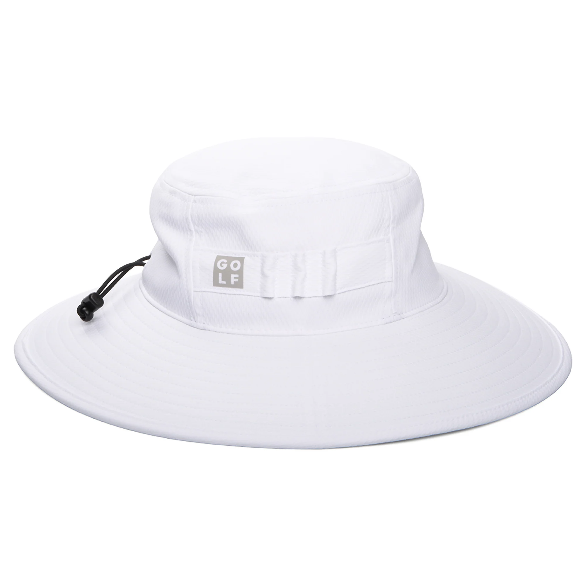 Adidas Golf Crest Climacool Recycled Boonie Fischerhut - Weiß - Image 3