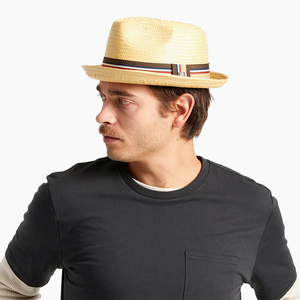 Brixton Castor Trilby Strohhut - Natur - Image 4