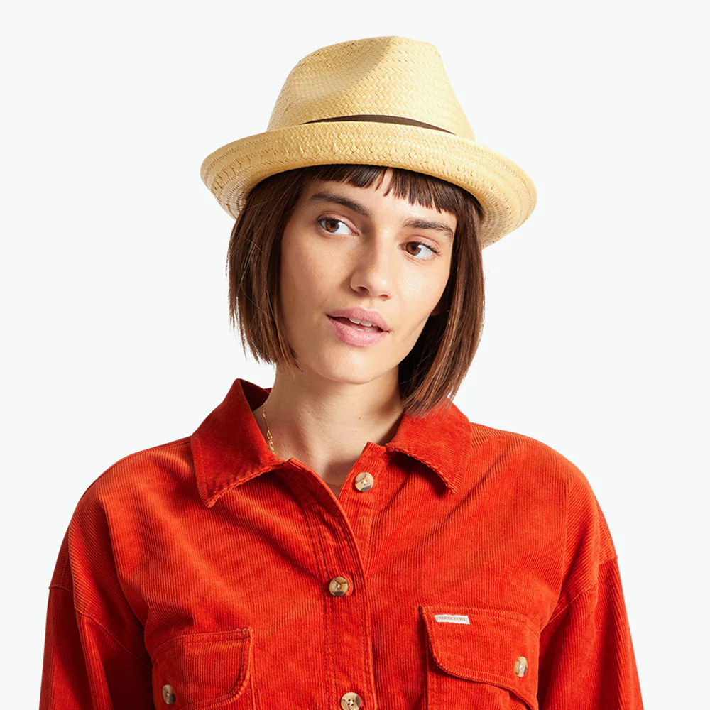 Brixton Castor Trilby Strohhut - Natur - Image 5