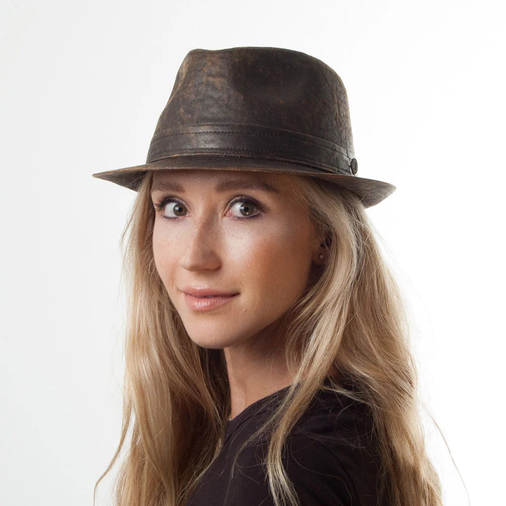 Jaxon & James Verwitterter Trilby - Braun - Image 3