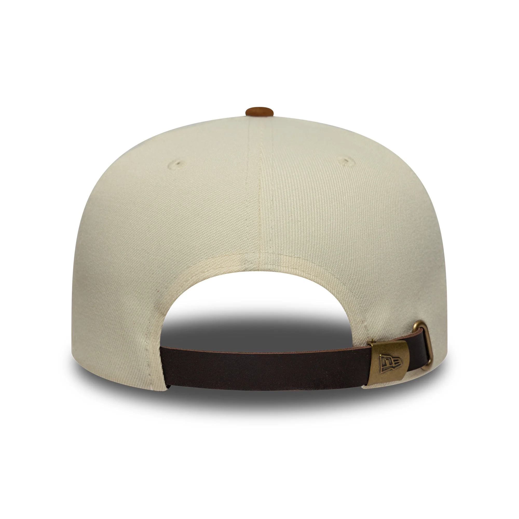 New Era 9FIFTY A-Frame L.A. Dodgers Baseball Cap - MLB Suede Visor - Cremefarben-Ocker - Image 4