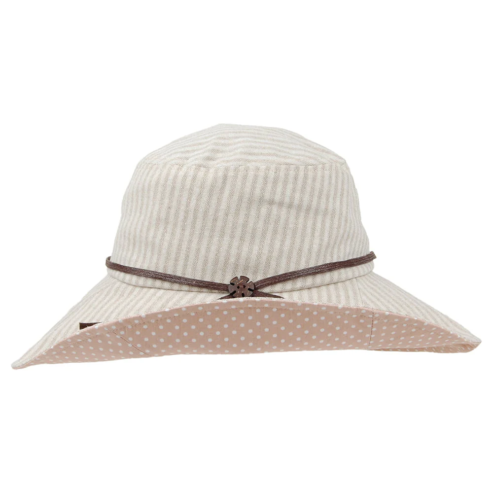 sur la tête knautschbarer Sonnenhut Soleil - Beige - Image 4